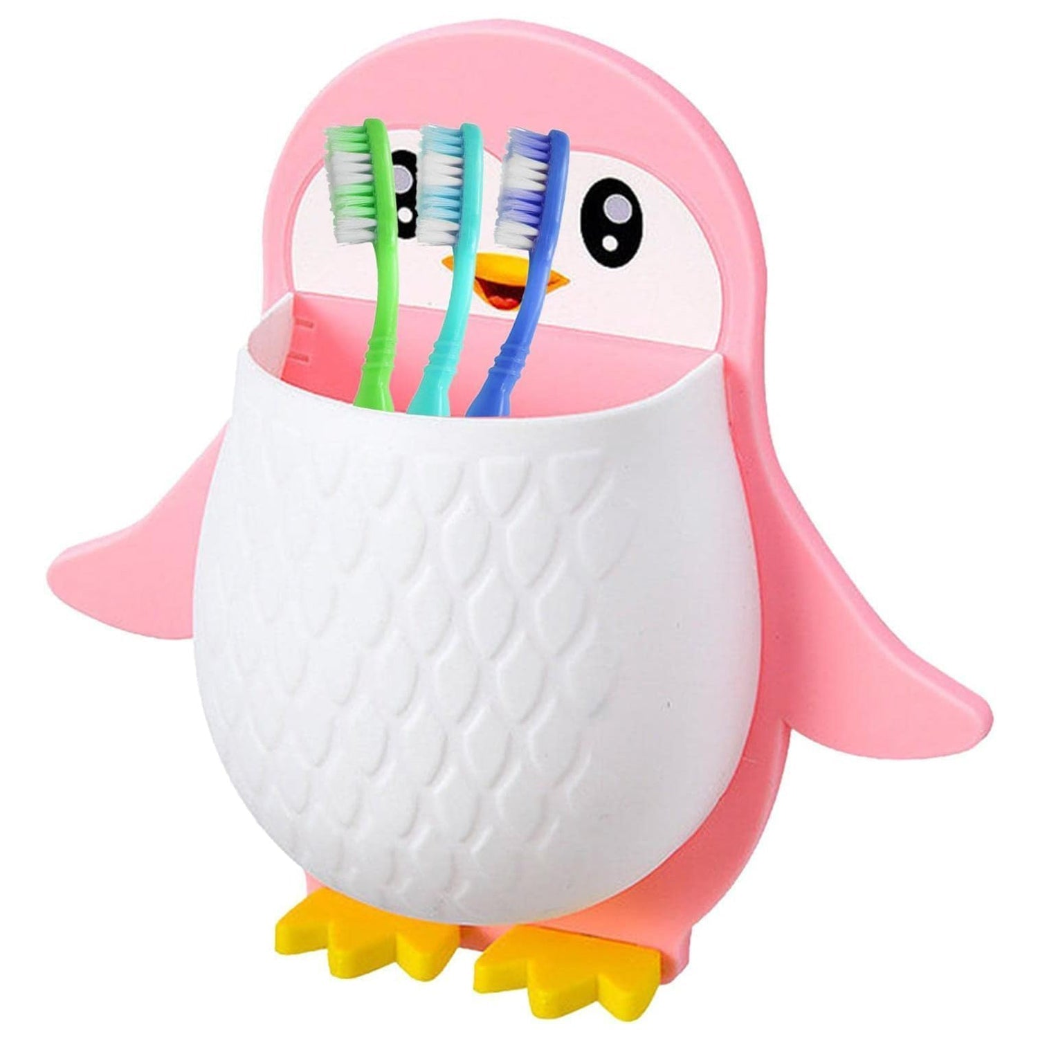 Penguin Storage Box, Wall Nightstand, Office Plastic Wall Mount signaturekarts