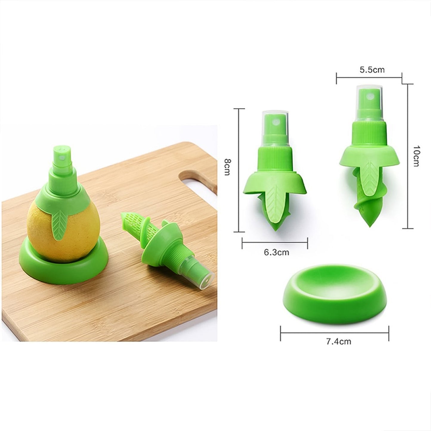 Creative Lemon Sprayer Fruit Juice Citrus Lime Juicer (3 Pcs Set) Signaturekarts