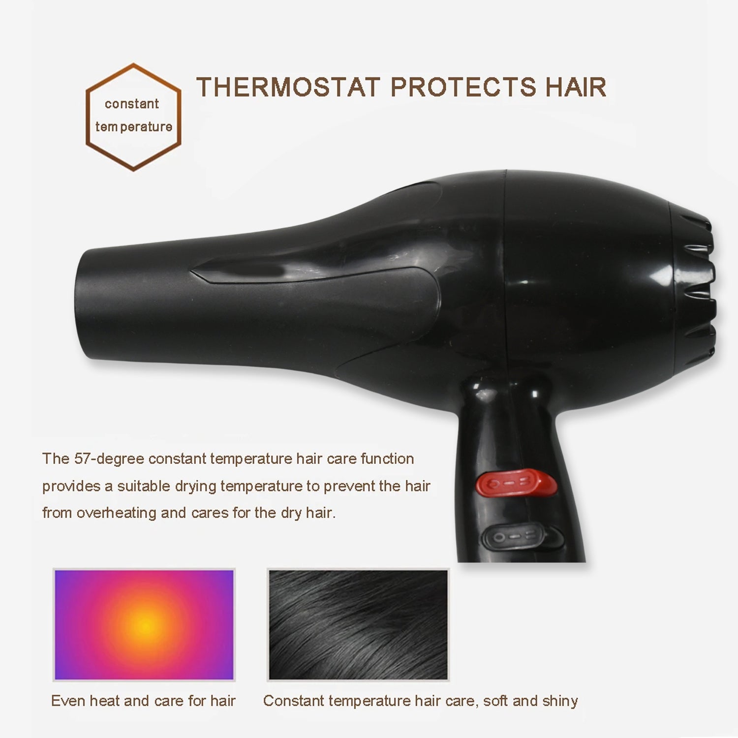 Professional Multi Purpose Hair Dryer Salon, Hair Dryer (1800 Watts) signaturekarts