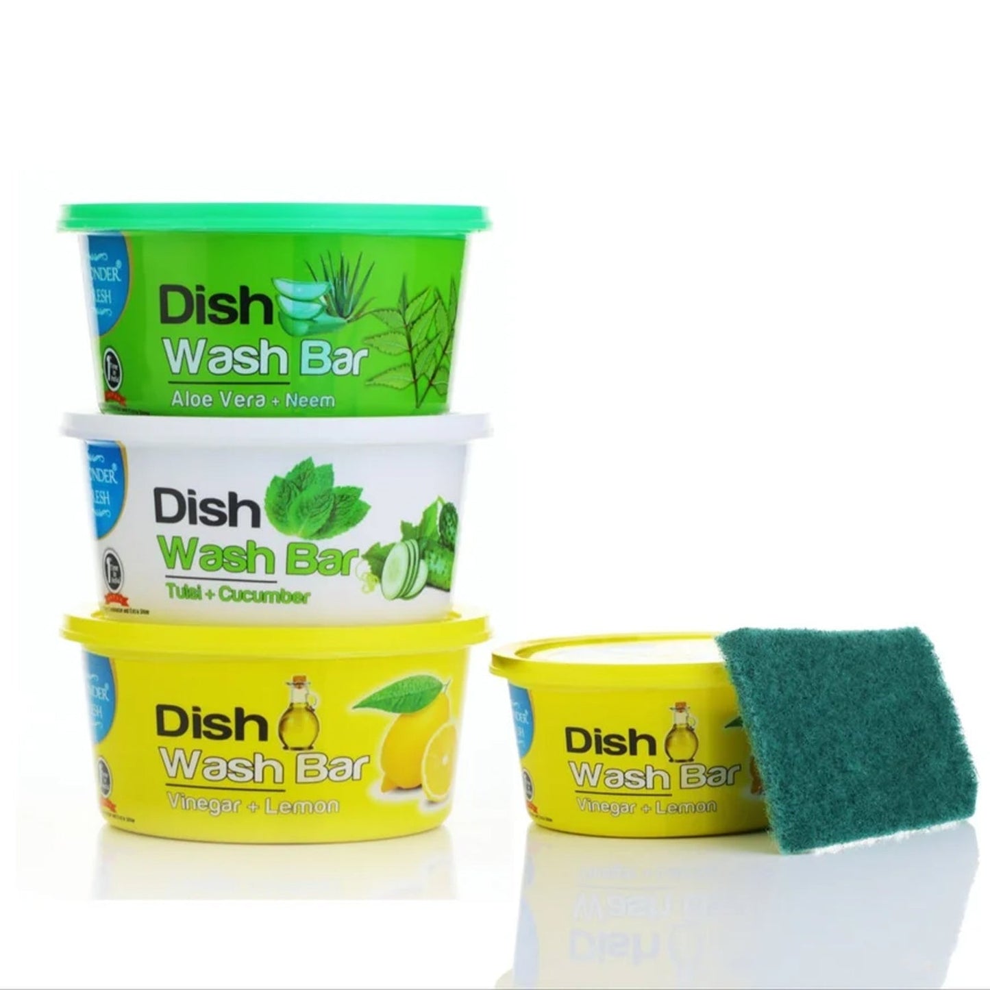 Fresh Mix Flavor Dishwash Bar with Super Scrubber Dishwashing Solution 350 gm signaturekarts