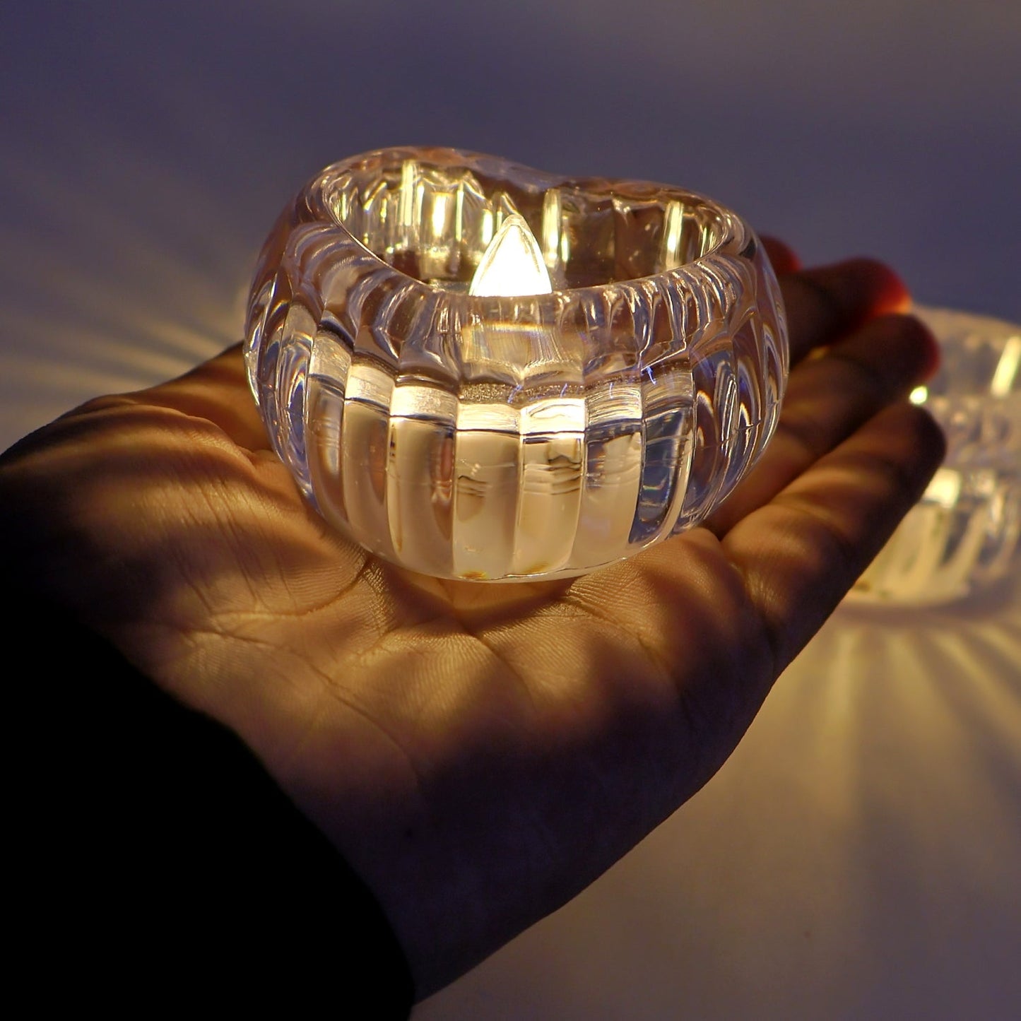 Set of 3 Heart-Shaped LED Flameless Decorative Candles signaturekarts