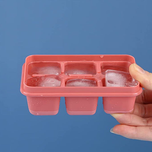 6-Cavity Silicone Ice Tray – Ideal for Kitchen & Home Use signaturekarts