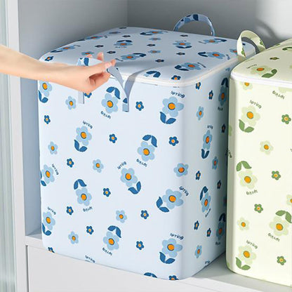 Foldable Clothes Storage Comforter Organizer Storage (100 L / Mix Color) Signaturekarts