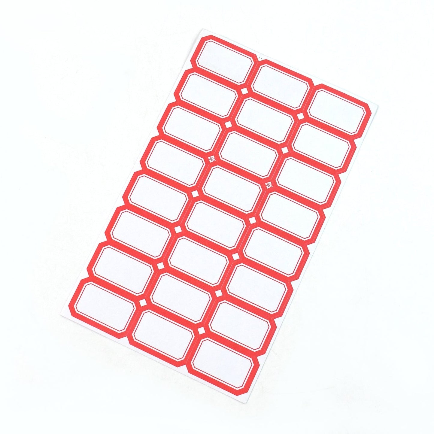 Multipurpose Writable Blank Label Sticker Sheets (1 Sheet) Signature kart