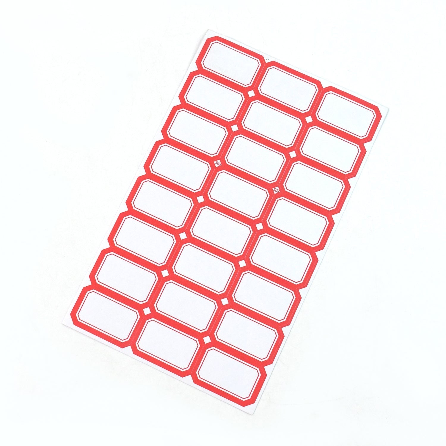 Multipurpose Writable Blank Label Sticker Sheets (1 Sheet) Signature kart