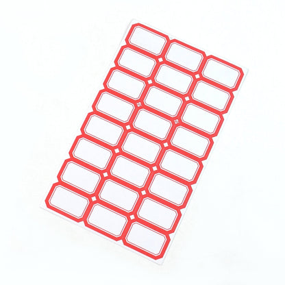 Multipurpose Writable Blank Label Sticker Sheets (1 Sheet) Signature kart