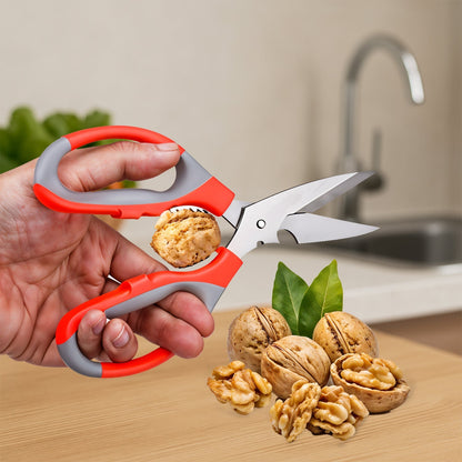 SpaceMulti-Function Kitchen Scissors for Veggies, Meat & Seafood with Bottle Opener signaturekarts