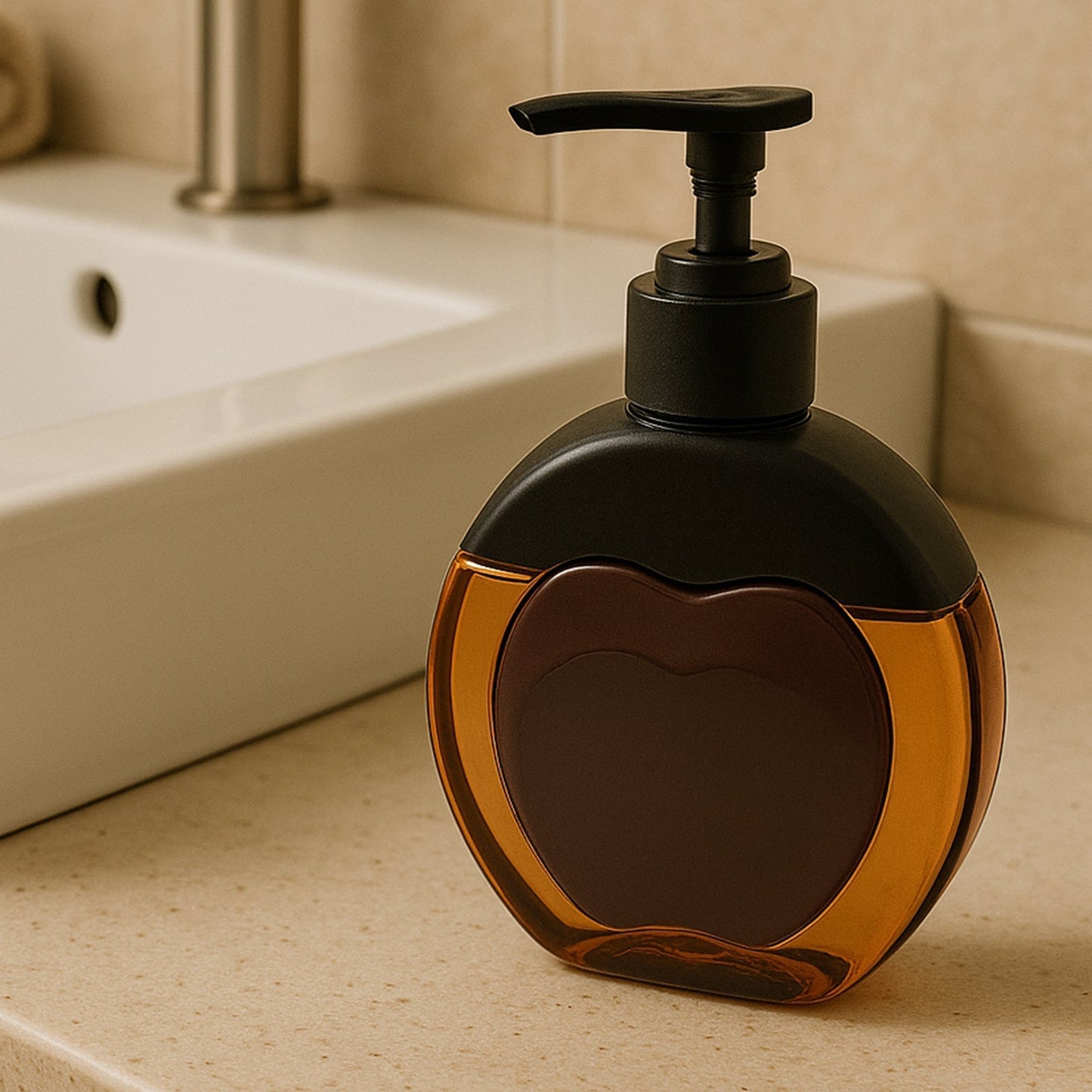 Refillable Liquid Soap Dispenser (350 ML Approx) Signature kart