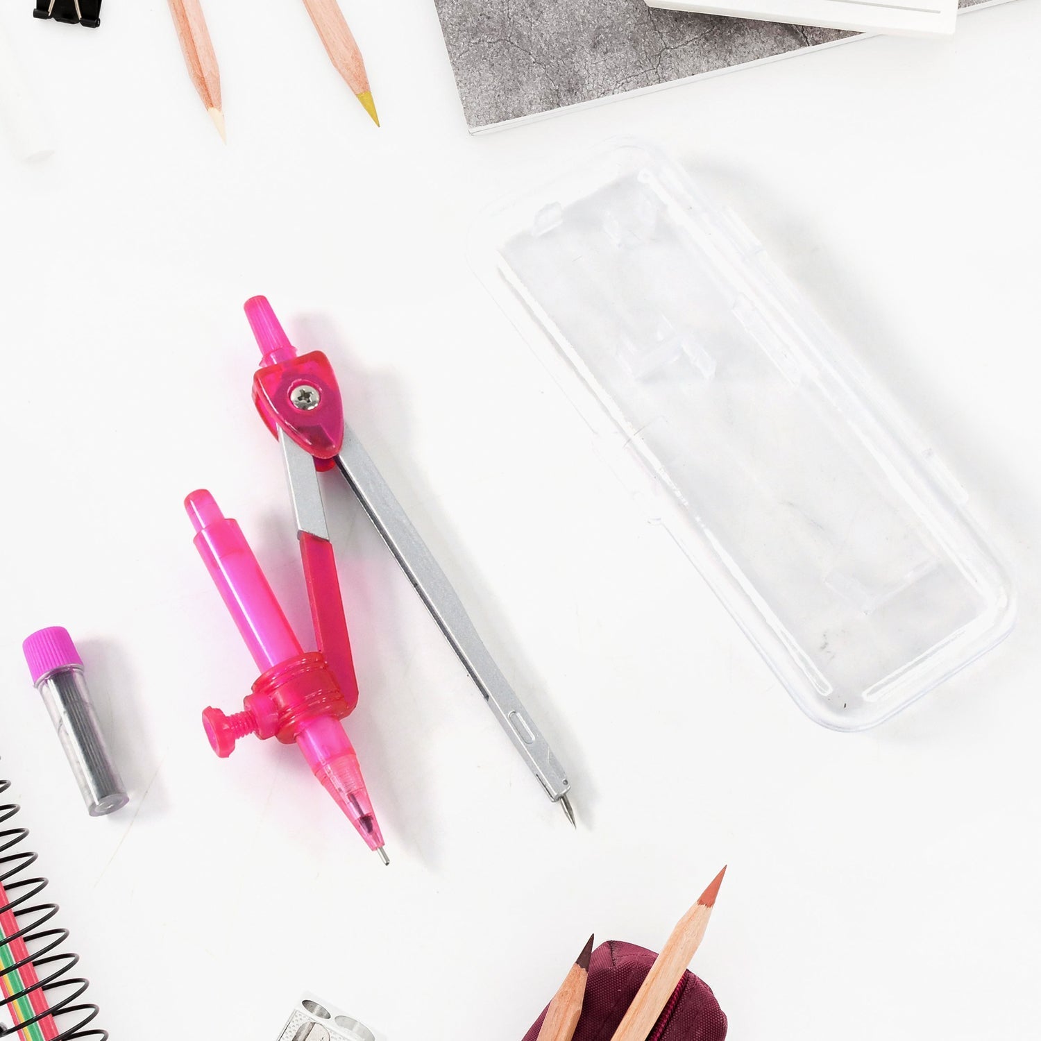 Student Geometry Compass Set (4 in 1) Signature kart