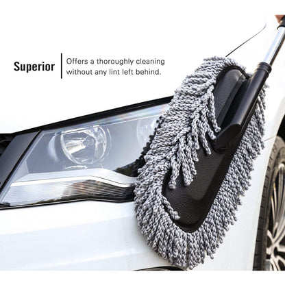 Car Duster, Long Retractable / Soft / Non-Slip / Handle Signature Kart