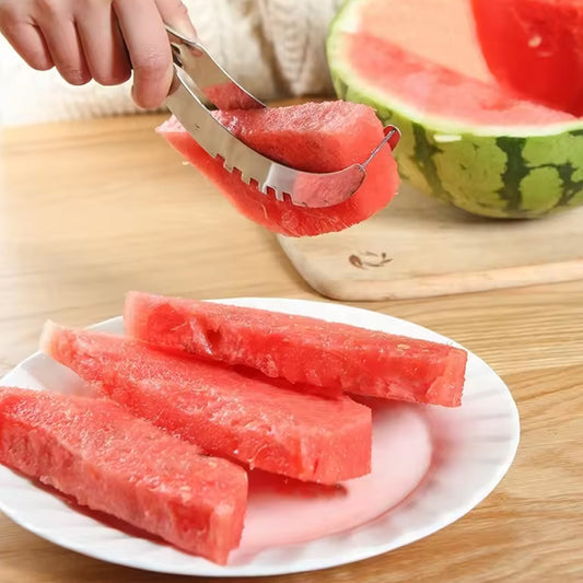 3-in-1 Watermelon Knife Set – Cantaloupe Slicer, Corer & Fruit Cutter signaturekarts