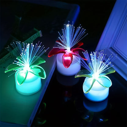 Pack of 12 Mini Fiber Optic LED Table Centerpieces for Diwali Your Brand