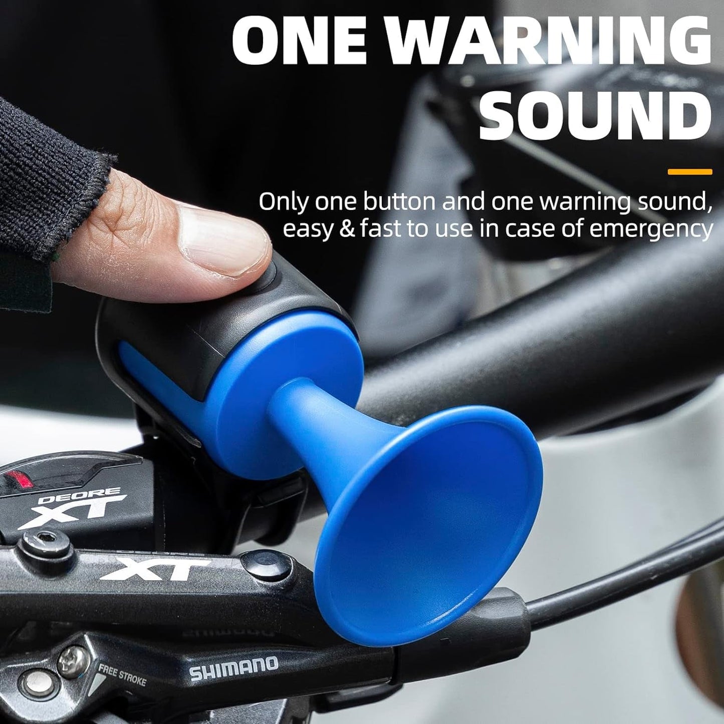 Loud 120dB Bicycle Air Horn – Waterproof Electric Bell with Long Battery Life signaturekarts