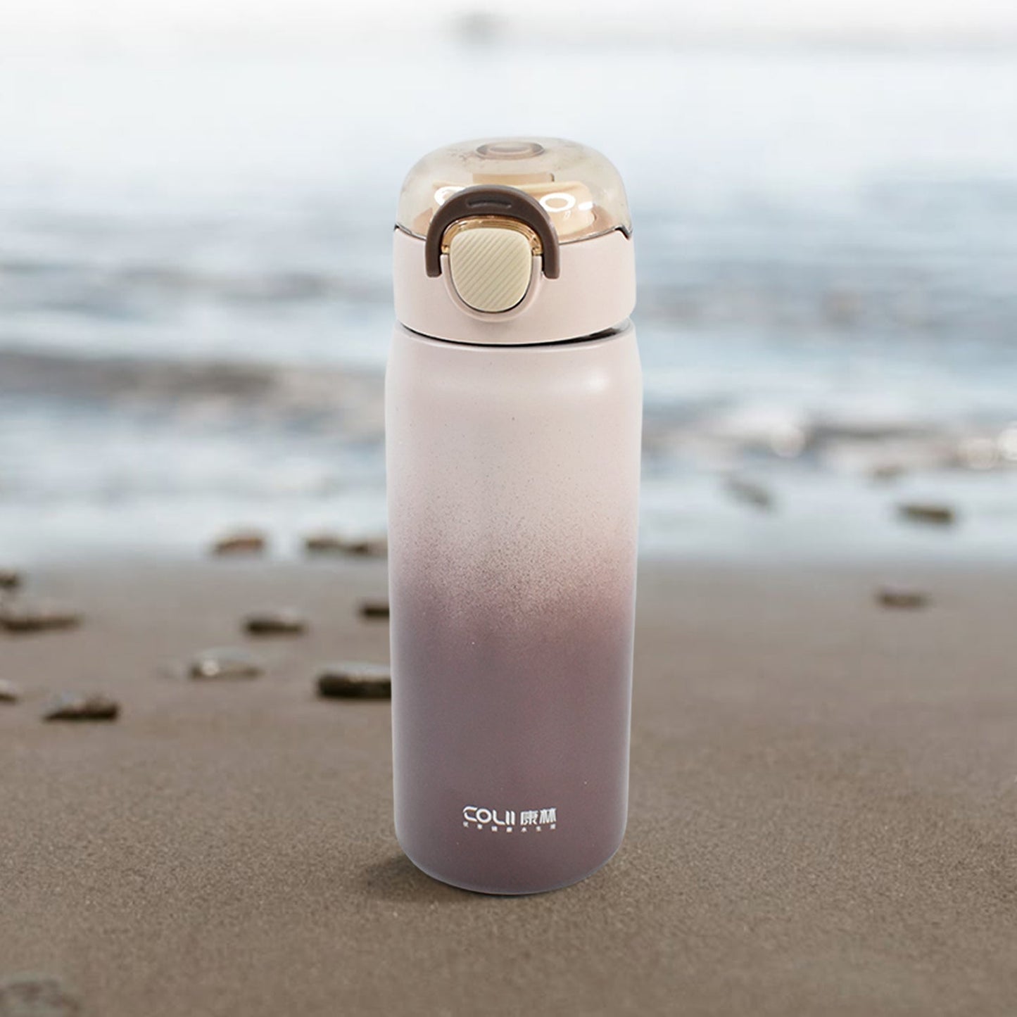 Stainless Steel Water Bottles Approx 600ML (Mix Design & Color / 1 Pc) Signature kart