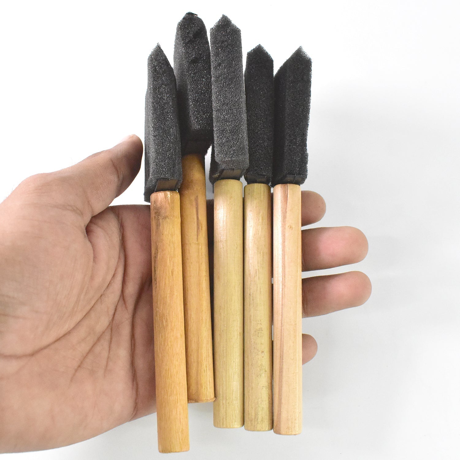Multipurpose Sponge Brushes for Painting with Wooden Handles Signature kart