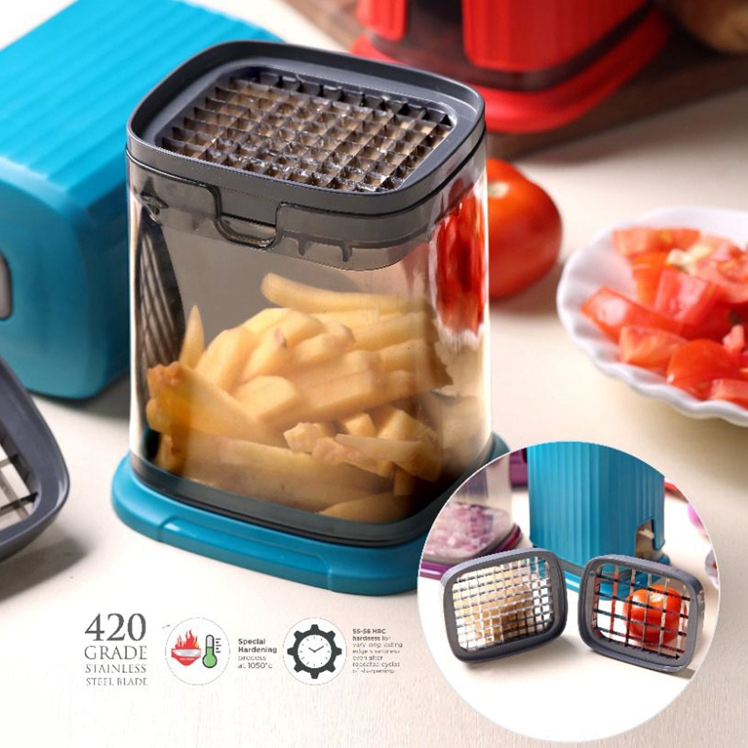 Supermom Multipurpose Onion, Garlic & Vegetable Chopper (1 Pc) signaturekarts