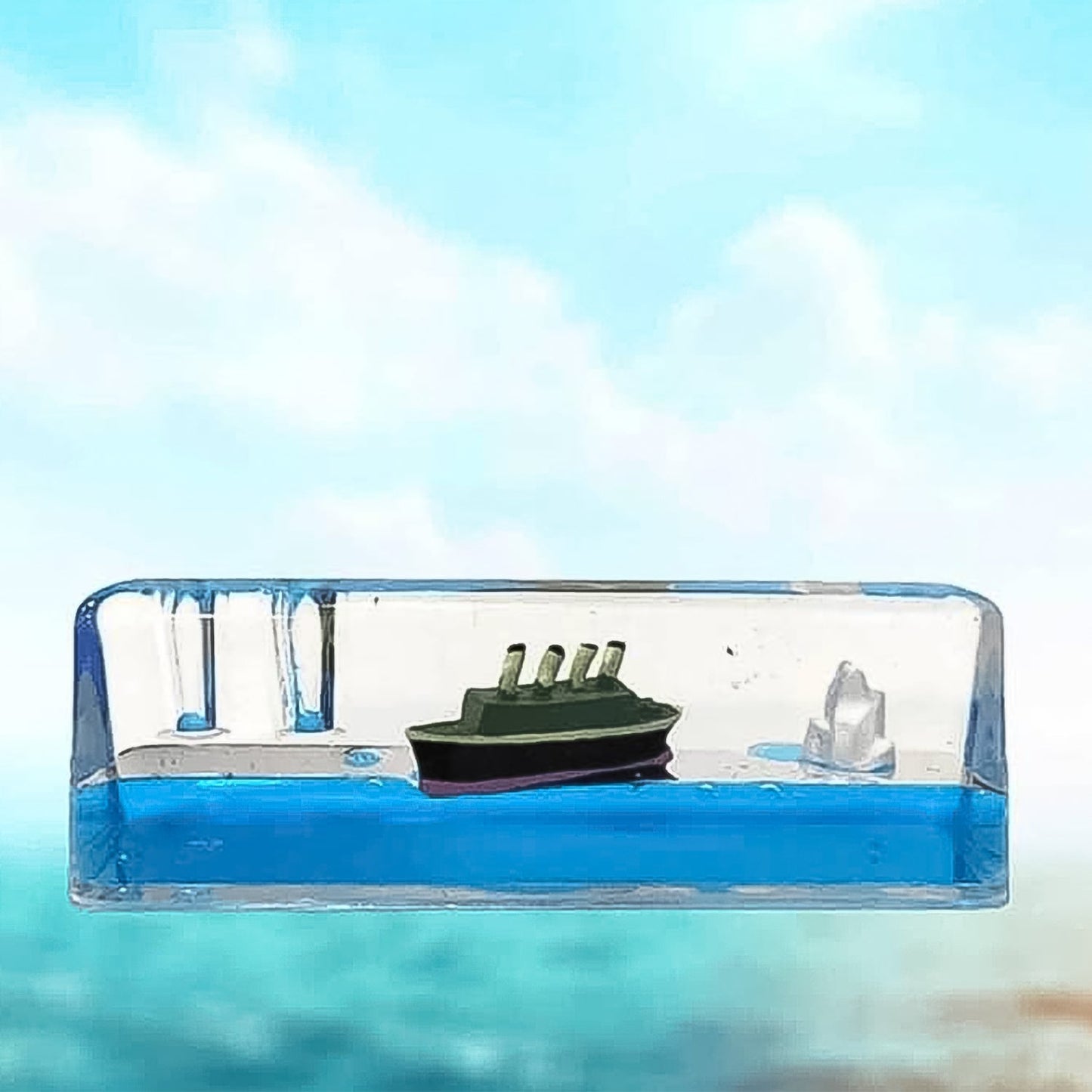 Car Interior Dashboard Decoration Floating Water Cruiser Ship (1 Pc) signaturekarts