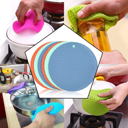 Silicone Trivet for Hot Dish and Pot, Silicone Hot Pads ( 1 pcs ) signaturekarts
