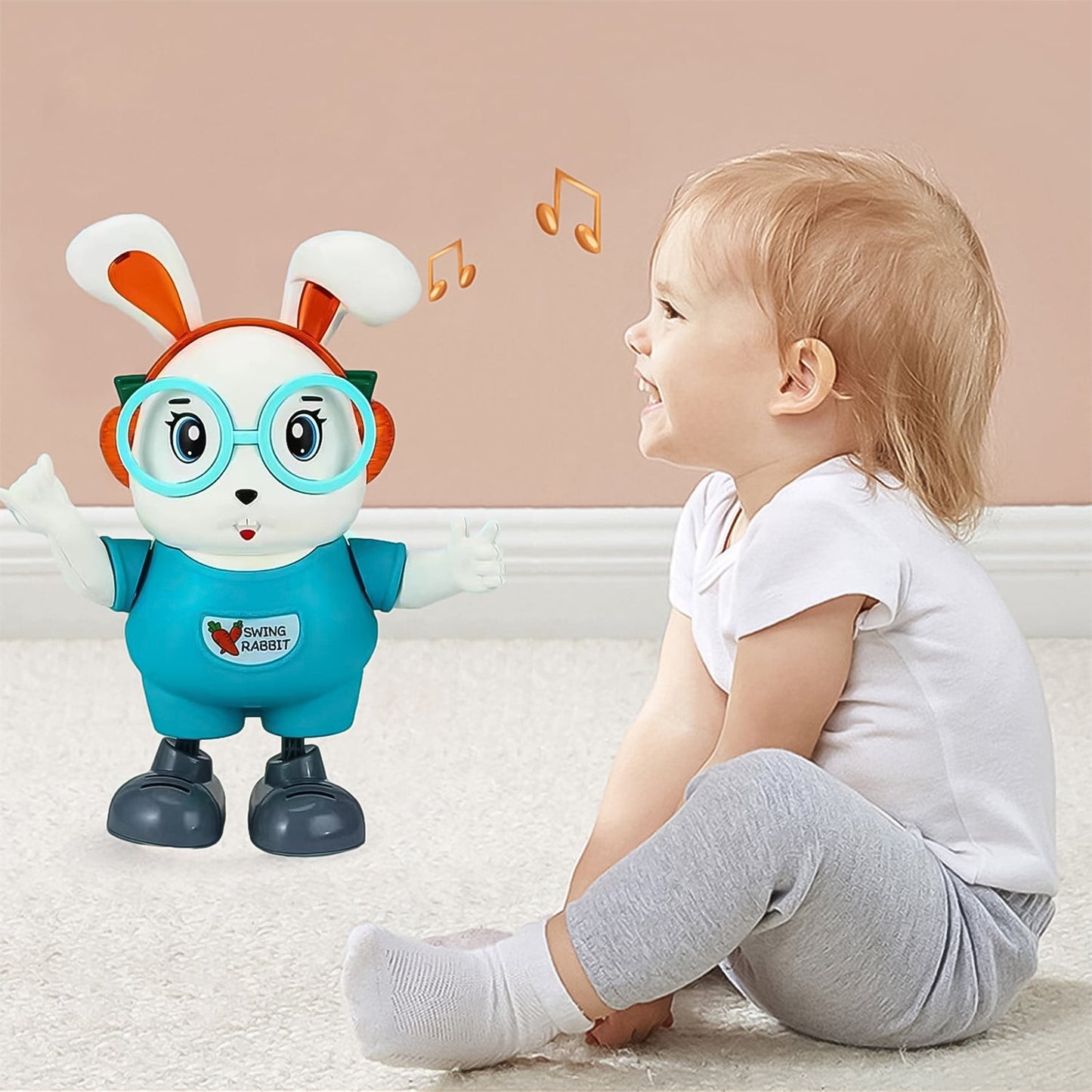 Electroplay Swing Rabbit Musical Dancing Toy(1 Pc / Battery Not Included) Signature kart