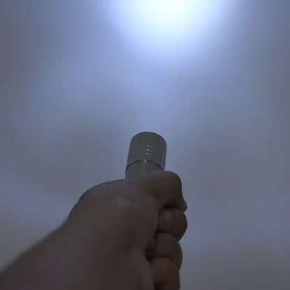 Portable Mini Torch / Flashlight LED Powerful High Lumens Pen Light Easy To Carry, Portable Pocket Compact Torch for Emergency 3 Battery operated (Battery not included / 1 pc) Signature kart