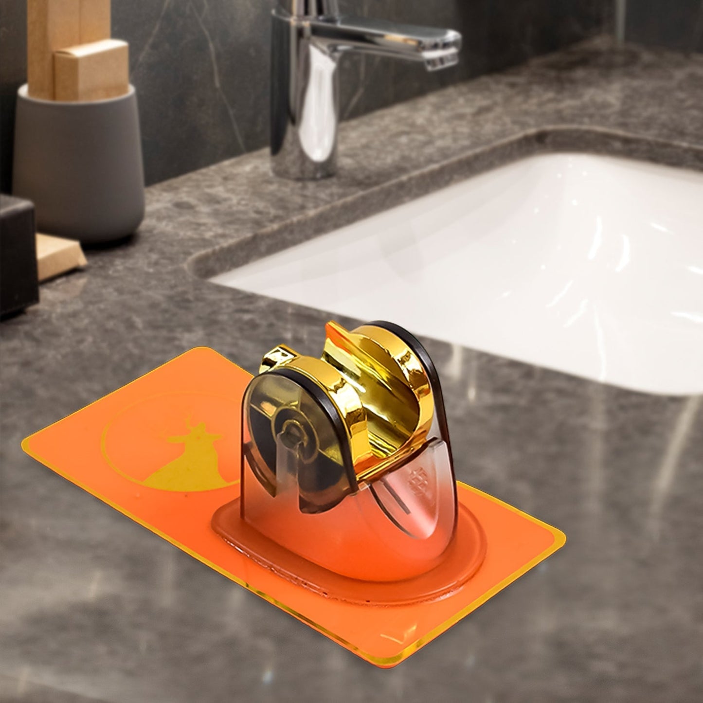 Self-Adhesive Adjustable Shower Head Holder (1 Pc) Signature kart