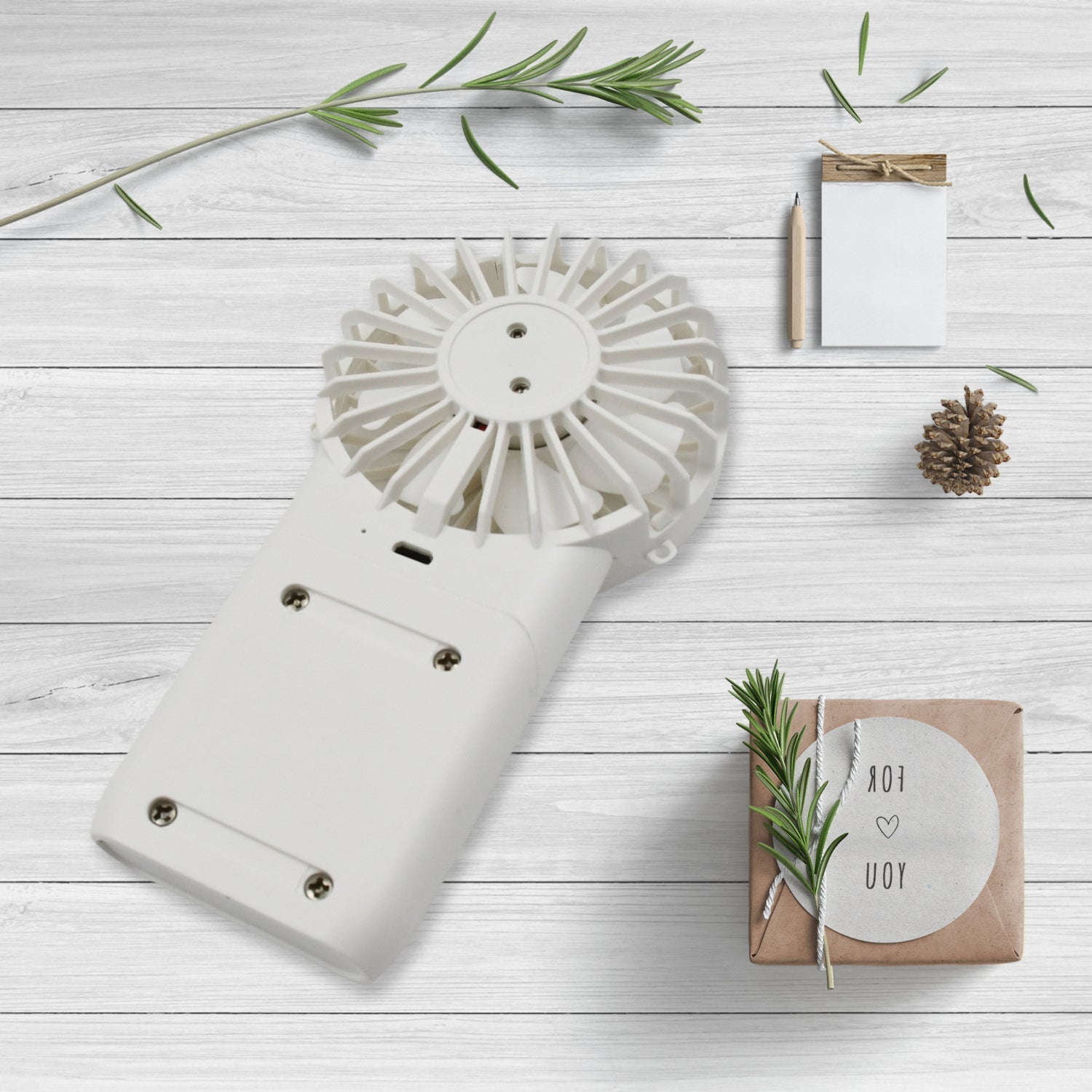 Portable Handheld Electric Fan for Personal Use With 3 Modes (1 Pc, USB) signaturekarts