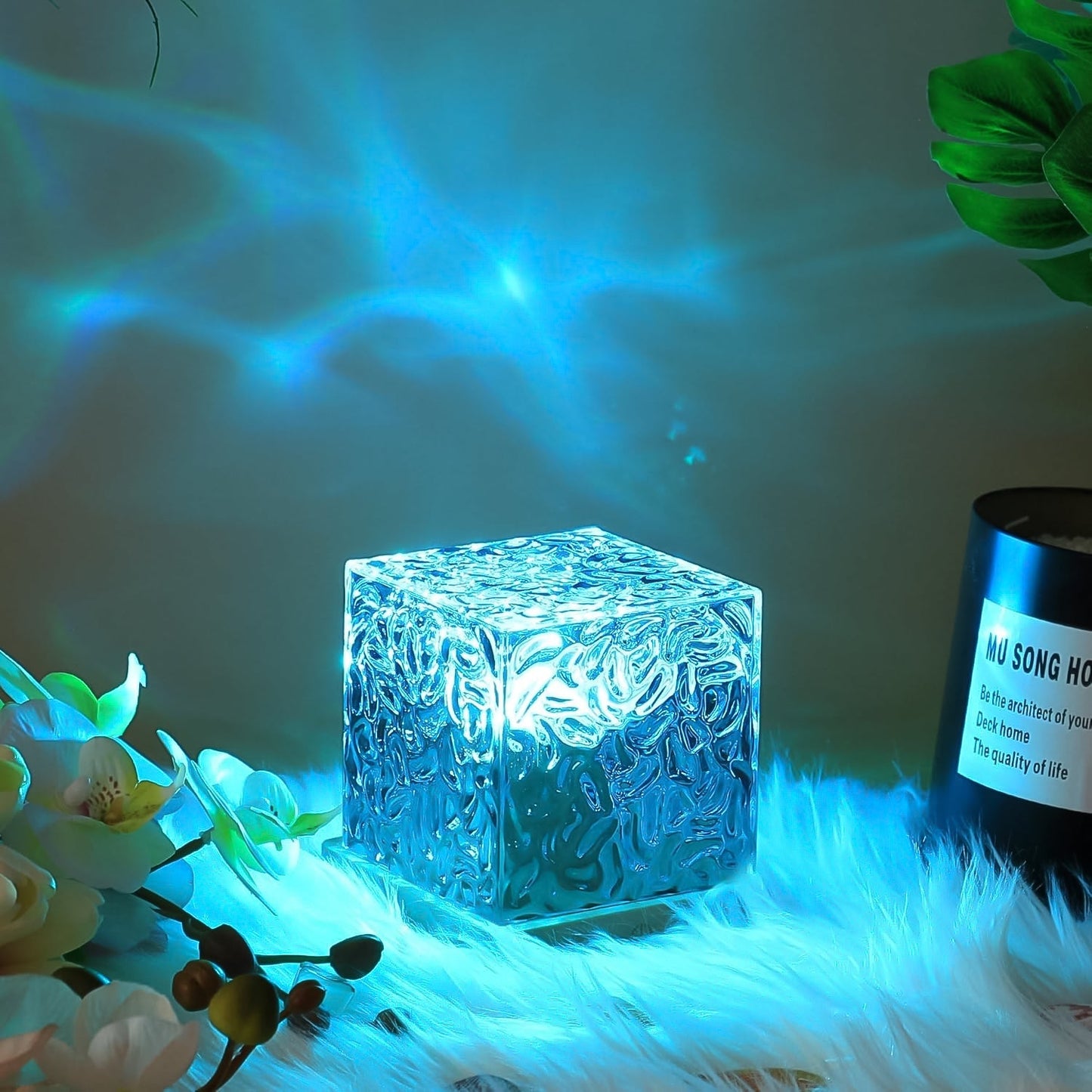 Ocean Wave Projector Lamp – 3D Water Wave LED Night Light with Remote Signaturekarts