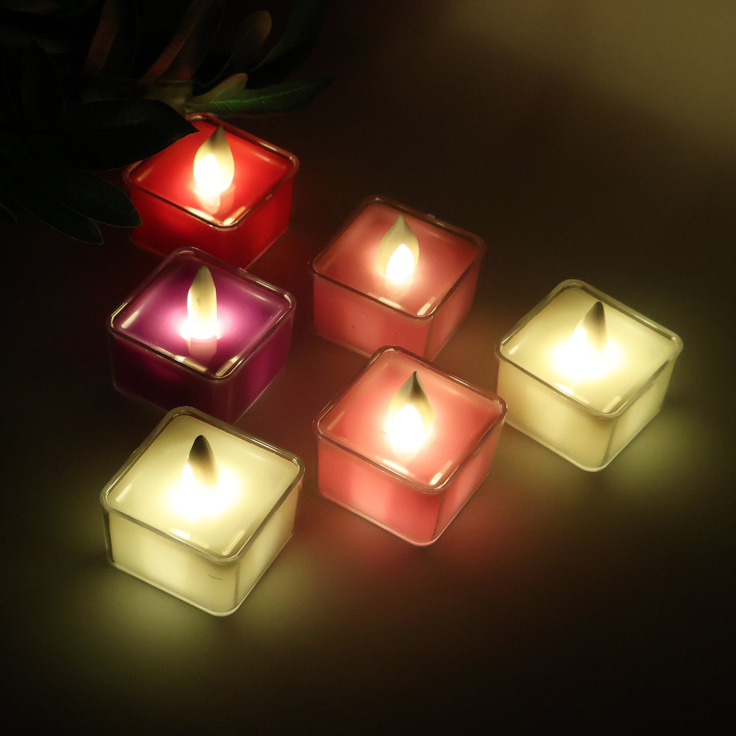 LED Flameless Decorative Tealight Candles - (6 Pc / Set) signaturekarts