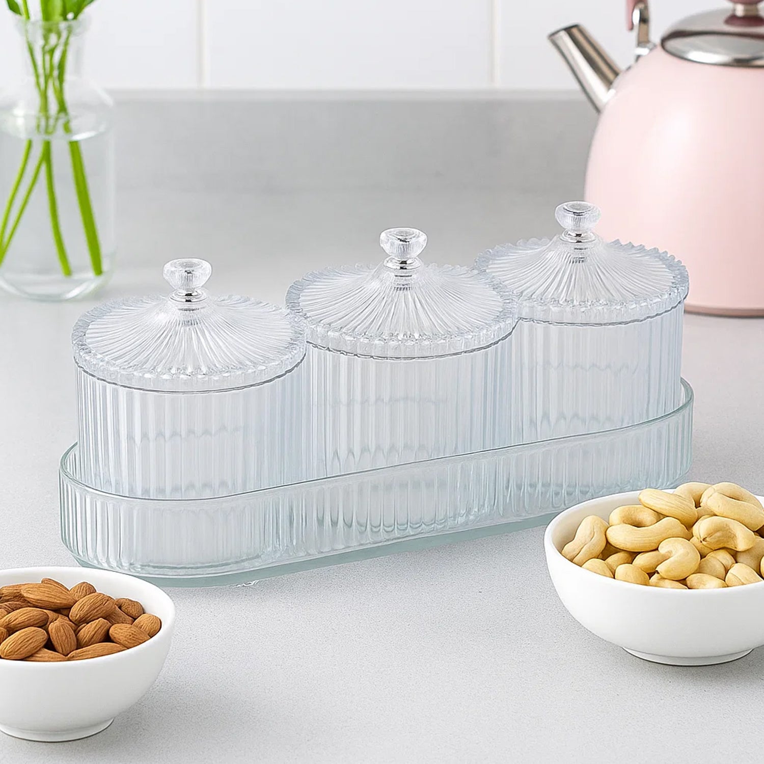 Dry Fruit & Snack Storage - (3 Pc / Set) signaturekarts