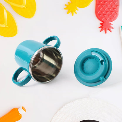 Supermom Kids Sporty Sipper Mug with Straw and Dual Handles Approx 300ml (1 Pc) Signature Kart