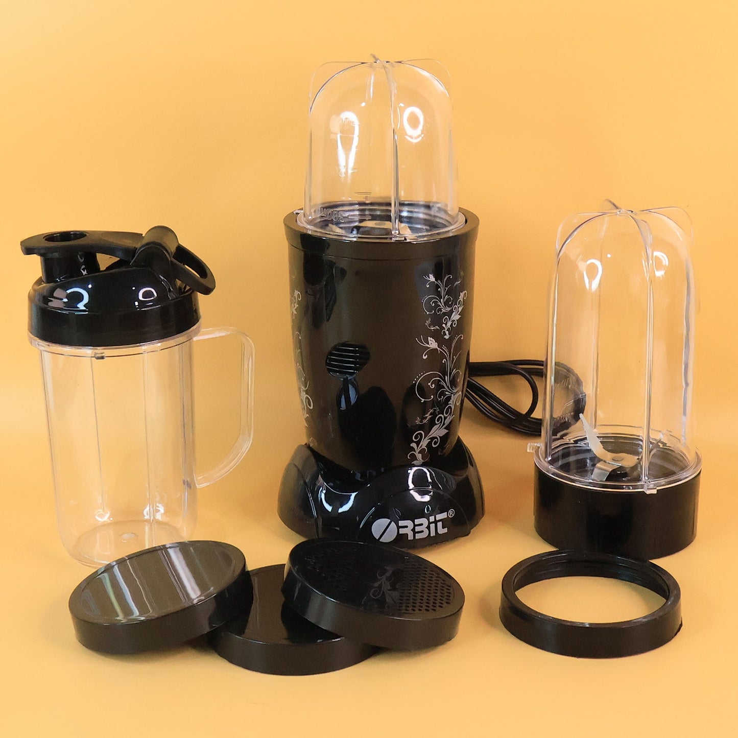 Orbit Bullet Mixer Grinder - 400W with 3 Jars signaturekarts