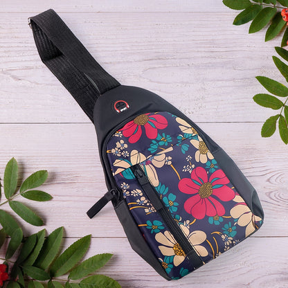 Waterproof Waist Bag – Shoulder Crossbody Bag with USB Charging Slot signaturekarts