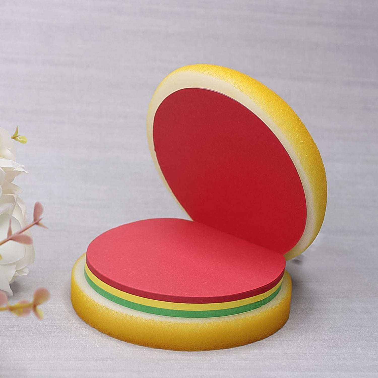 Burger Shaped Note / Sticky Notes / Memo Notes, Unique Mini Notes (Multicolor) Signaturekarts