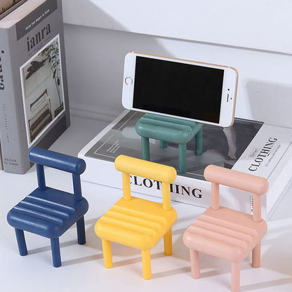 Mini Chair Phone Holder for All Mobile Phones (1 Pc) signaturekarts