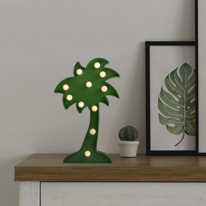 LED Night Light Coconut Tree Light Romantic Table Lamp (1 Pc / Battery Not Included) Signaturekarts