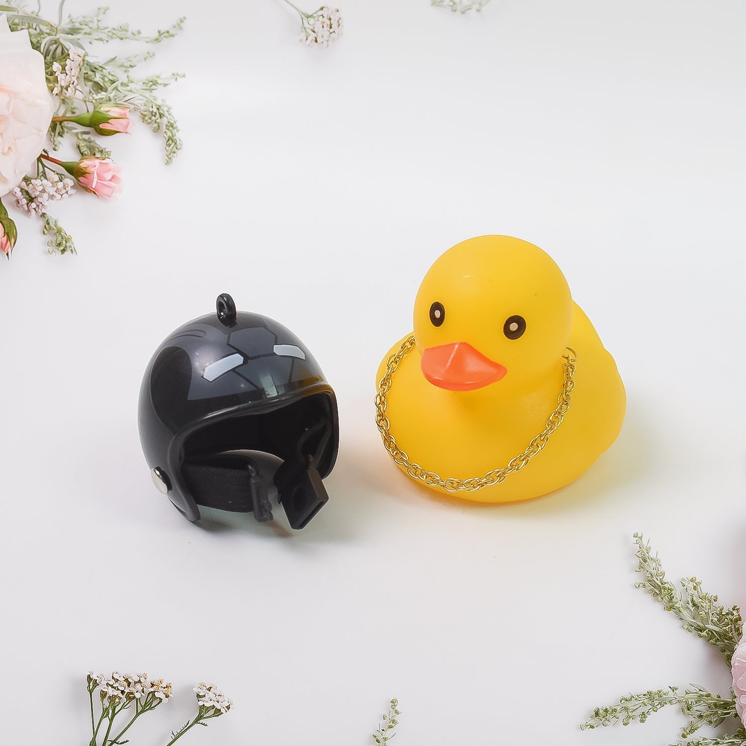 Spring Doll Dance Toy Duck Car Bicycle Bell with Propeller Helmet (1 Pc / Mix Design) Signaturekarts