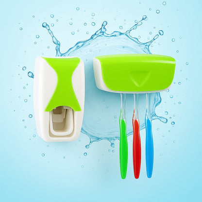 Toothpaste Dispenser & Tooth Brush with Toothbrush Signature Kart