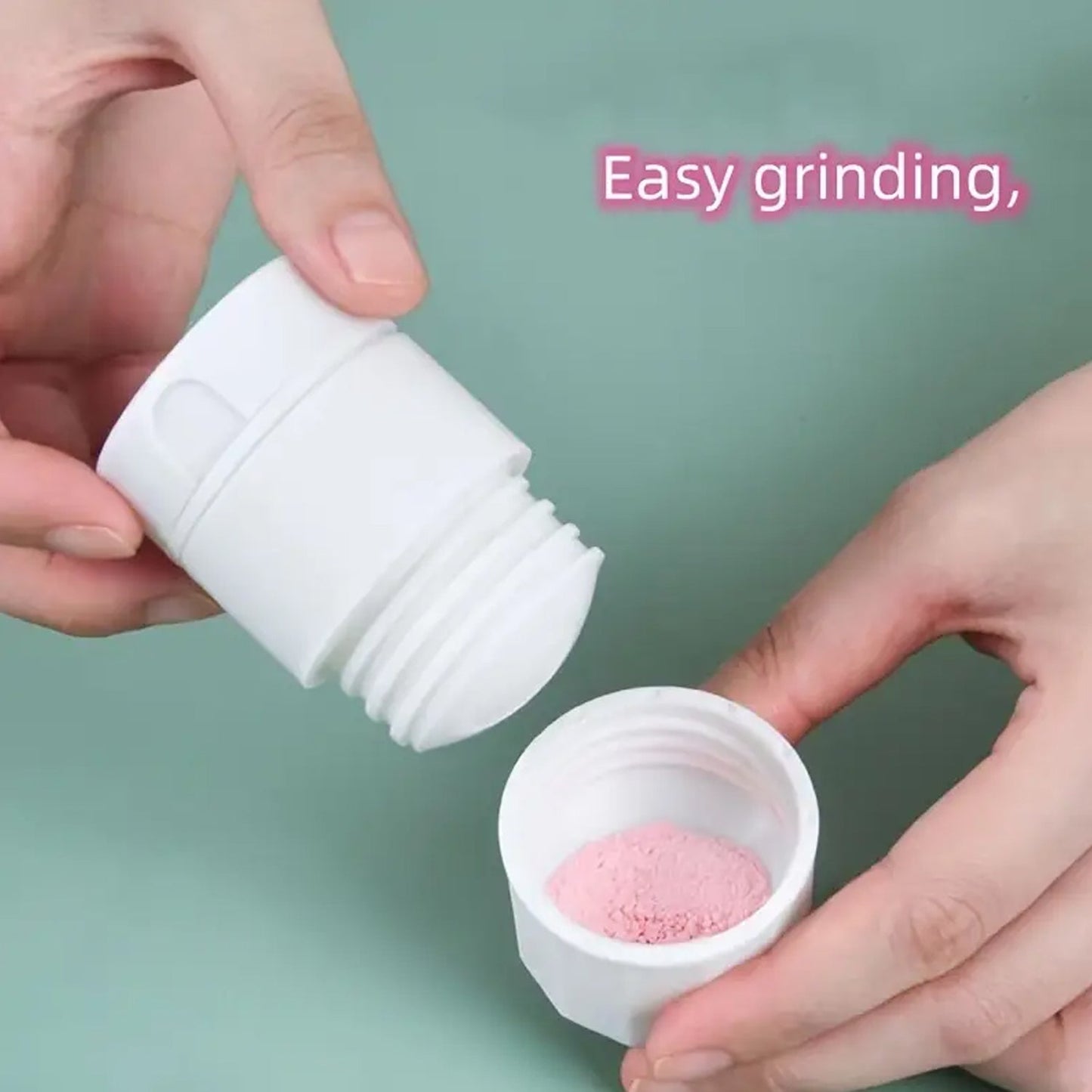 4-in-1 Medicine Cutter, Crusher, Storage Box for Pills Your Brand