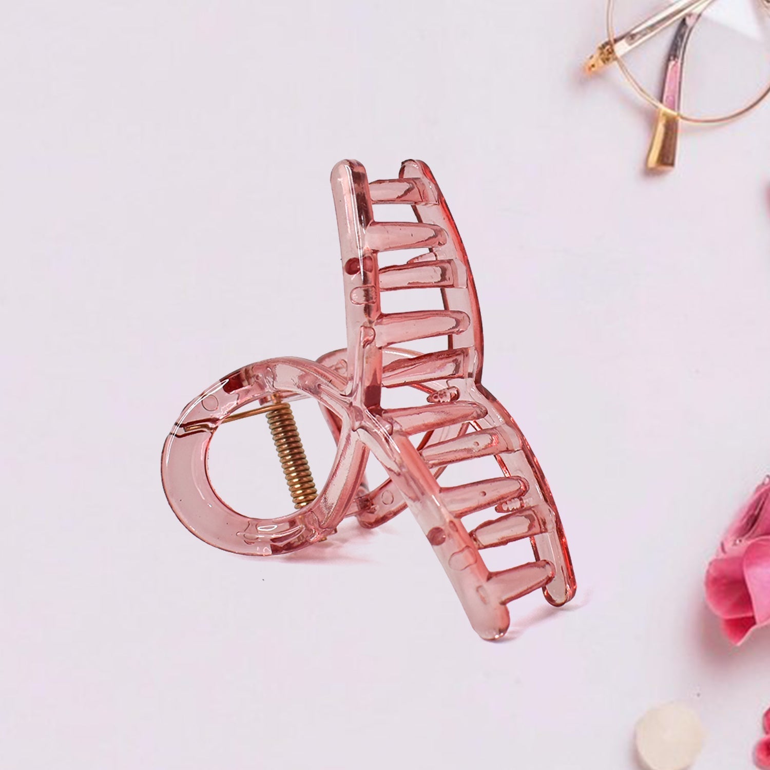 Plastic Hair Clamp Grip, Simple Matte Hair Barrette Clamp (1 Pc) Signature kart