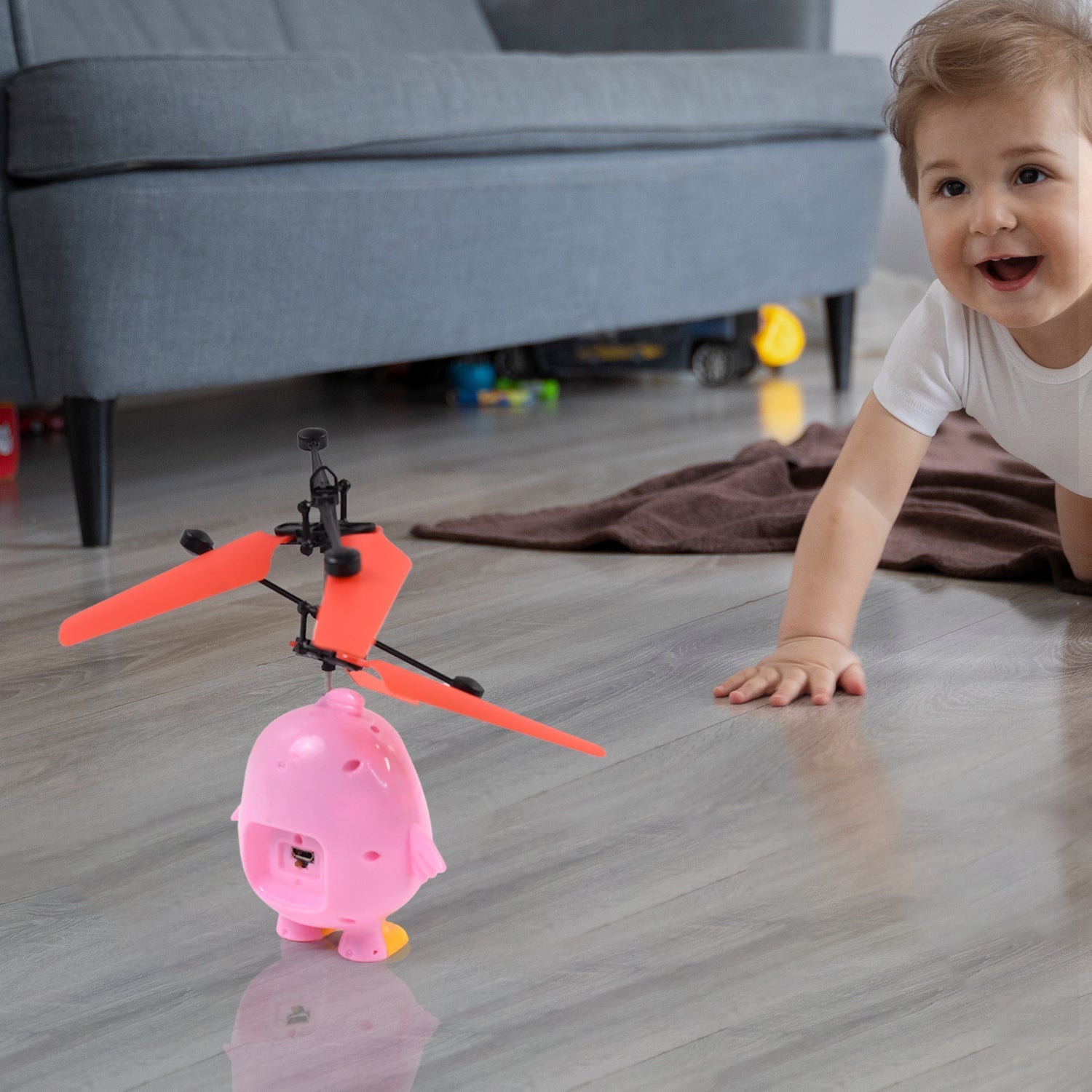 Electroplay Flying Bird RC Toy with LED & Remote Control – Pink Owl Design (1 Set) Signature kart