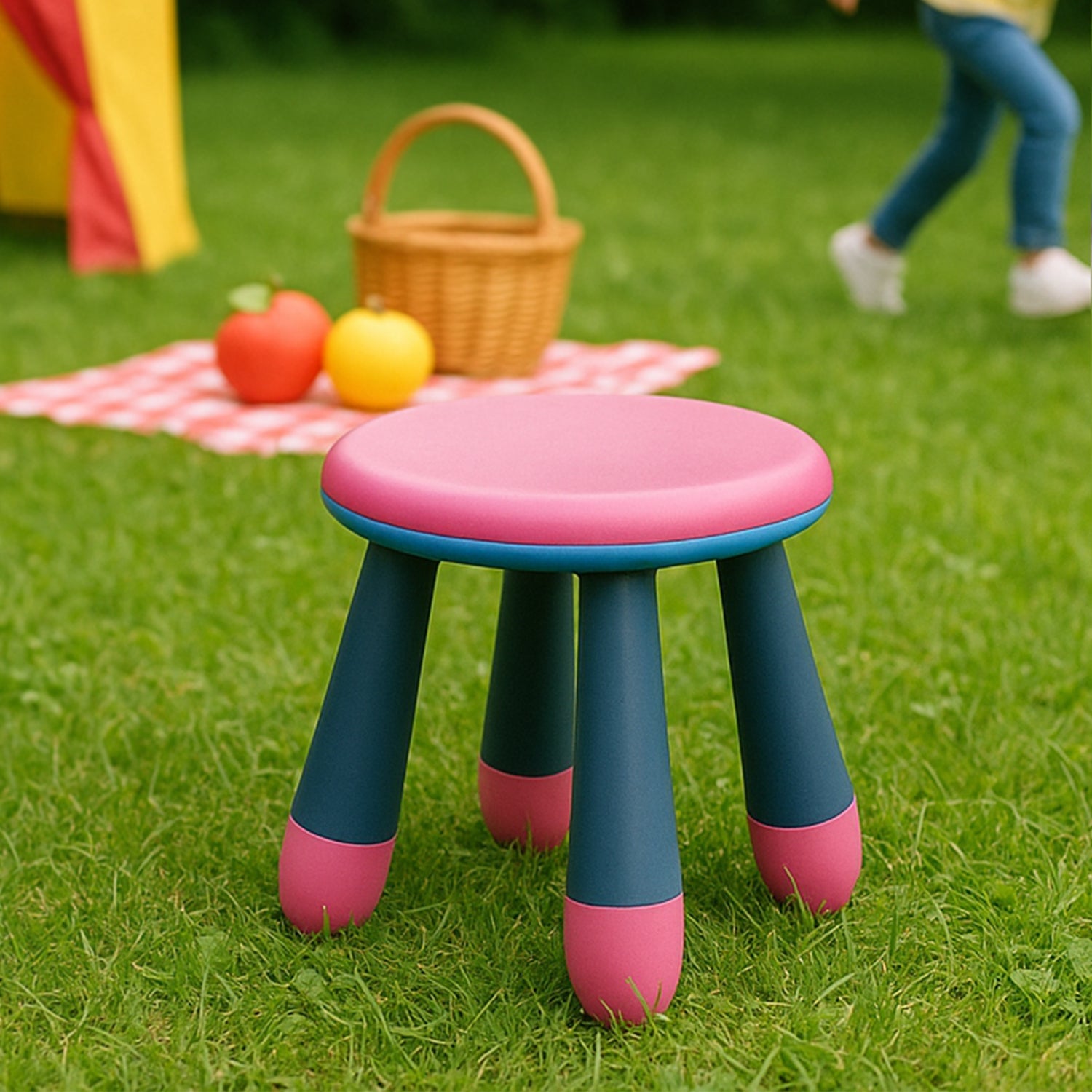 Foldable Baby Stool used in all kinds of places, specially made for kids Your Brand