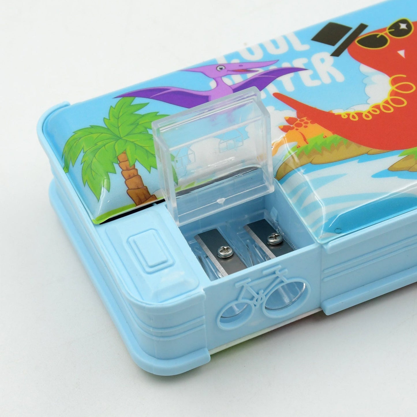 Plastic Multipurpose Compass Box (1 Pc, Mix Design) signaturekarts