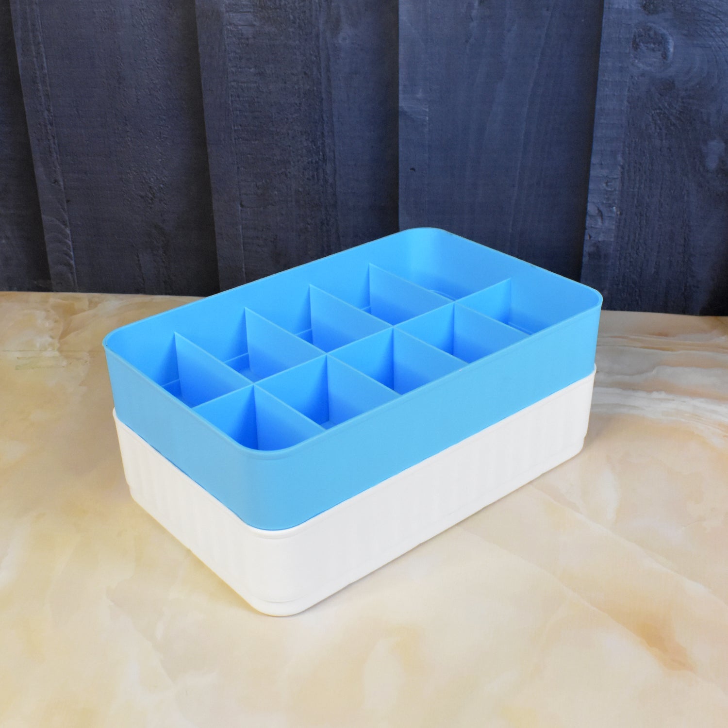 Multi-Function Desktop Drawer Storage Box 10 Grid Underwear Socks Box (2 Pc Set) Signaturekarts