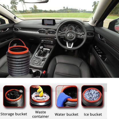 Foldable Storage Bucket – Water Container & Dustbin for Home, Car, Kitchen Signature Kart