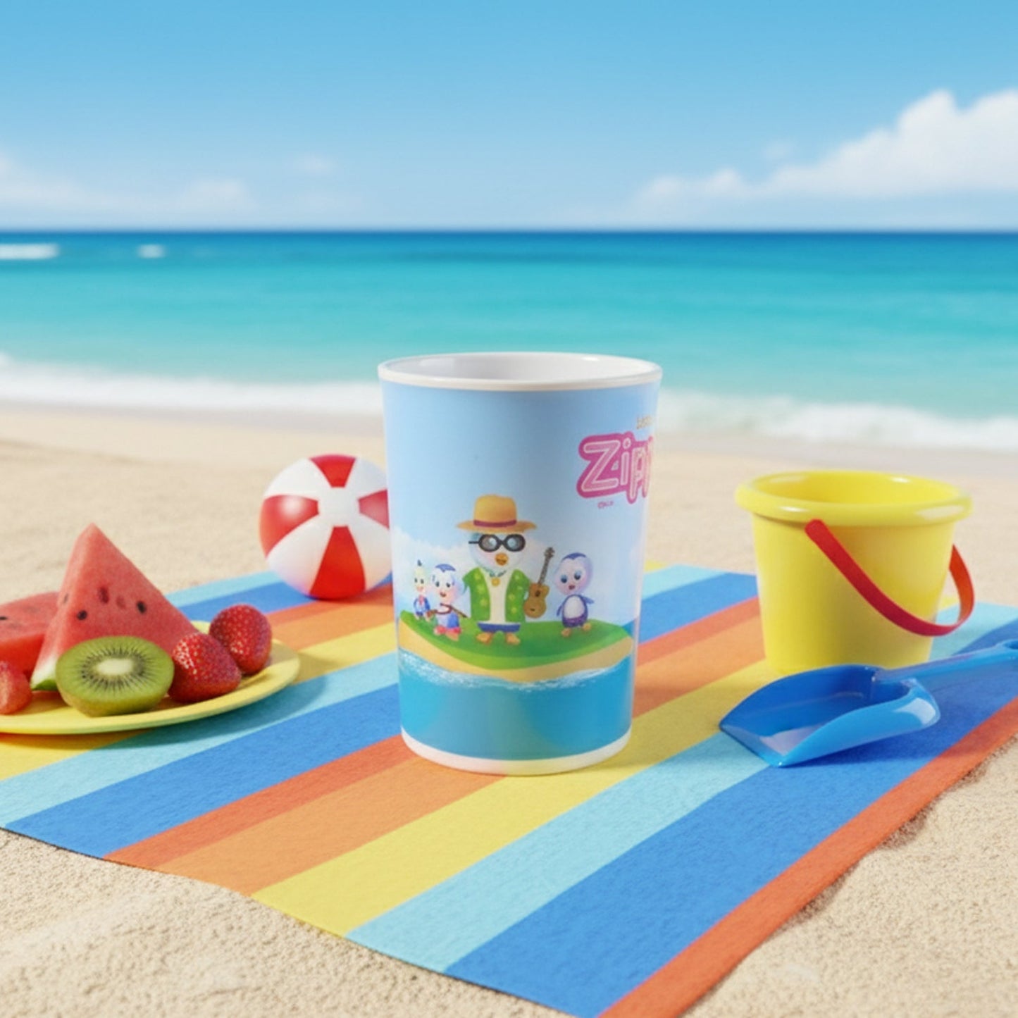 Cute Cartoon Melamine Drinking Glass (Approx 250ML / 1 Pc) signaturekarts
