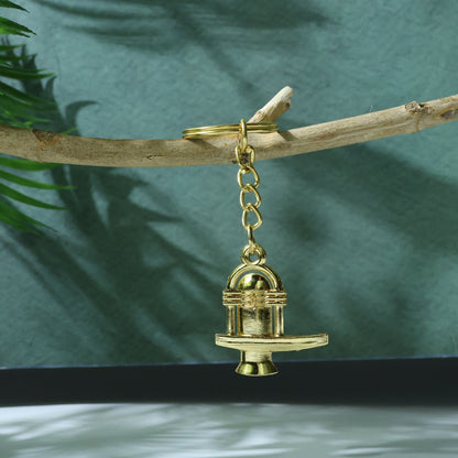 Shivling Trishul Metal Keychain Set (5 Pc Mix Design) signaturekarts