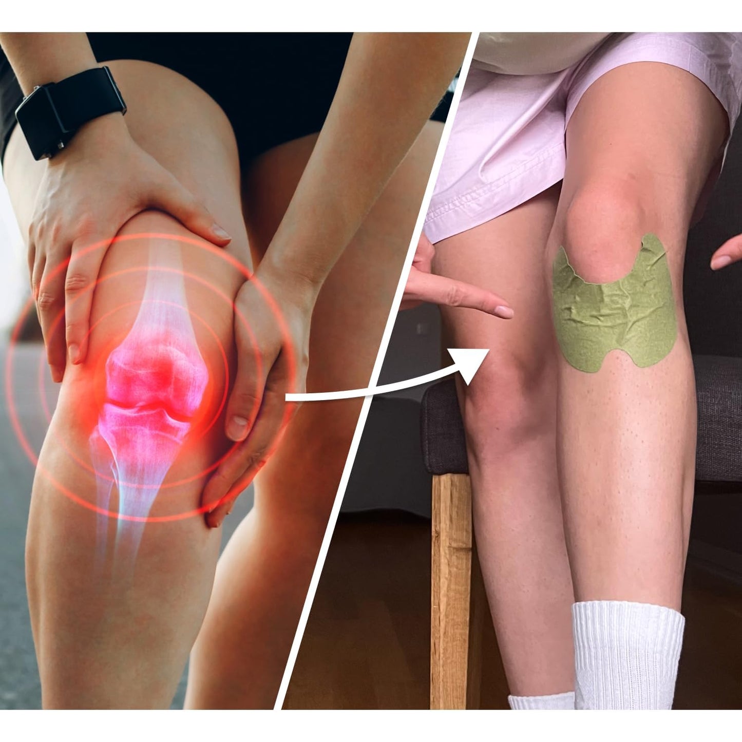 Knee Relief Patch Set – Herbal-Infused Adhesive Patches (10 Pc Set) The Morsignaturekarts