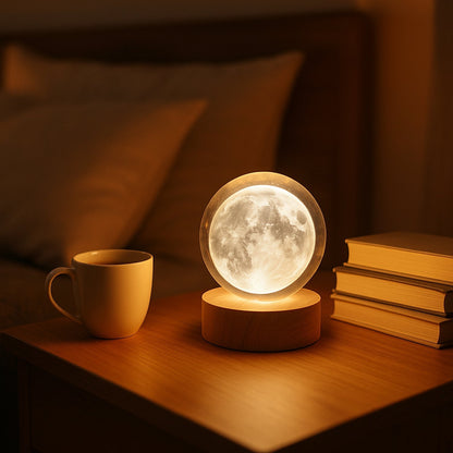 3D Crystal Ball lamps With Base (1 Pc / Mix Design) Signaturekarts