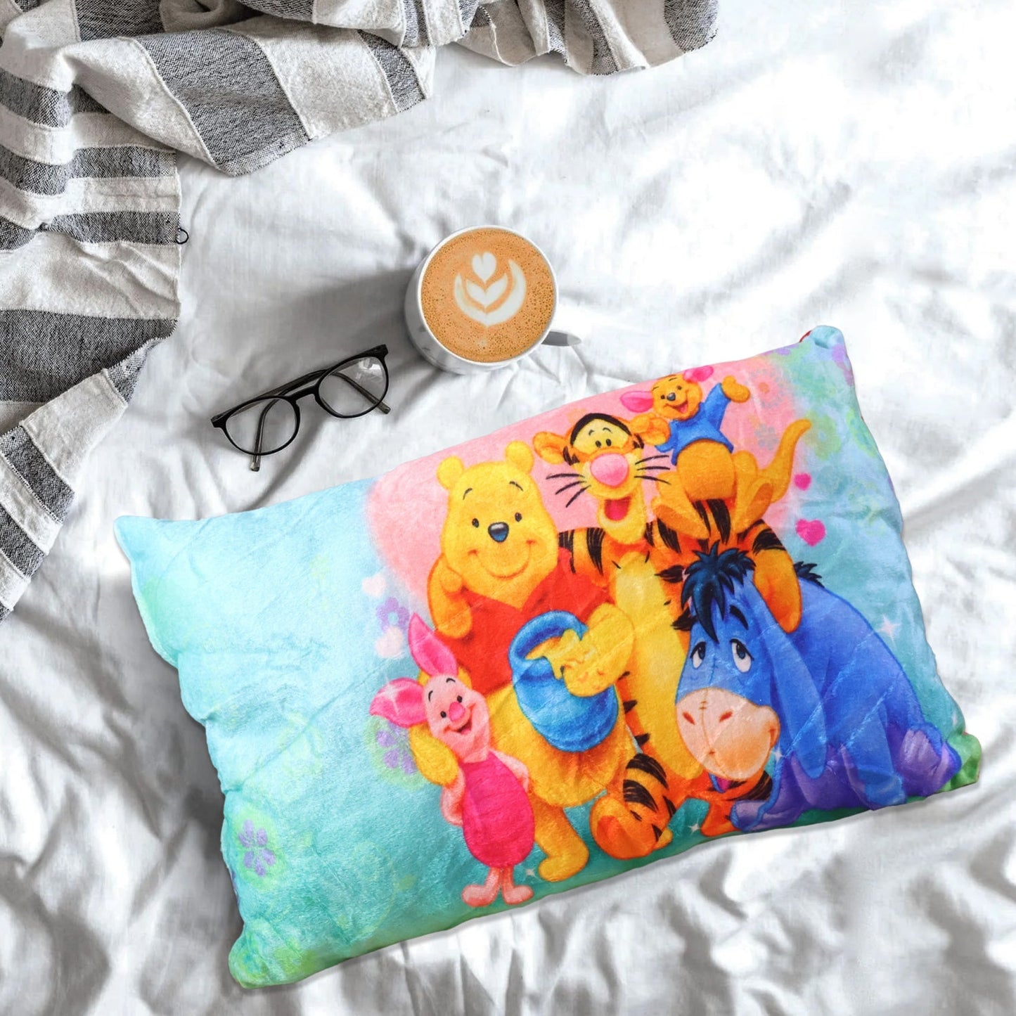 Soft Plush Cartoon Character Kids Pillow (40 x 25 Cm / 1 Pc) signaturekarts