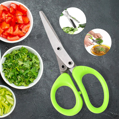 Premium 3-Blade Multipurpose Kitchen Scissors with Cleaning Comb signaturekarts